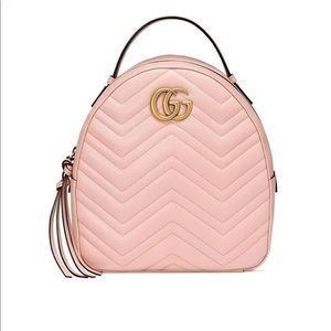 Gucci Women's Pink GG Marmont Leather